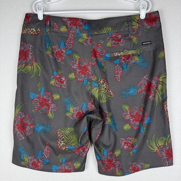 Vans Vanphibian Hybrid Shorts Mens 36 Floral Chino Beach Surf Skater - Picture 2 of 11